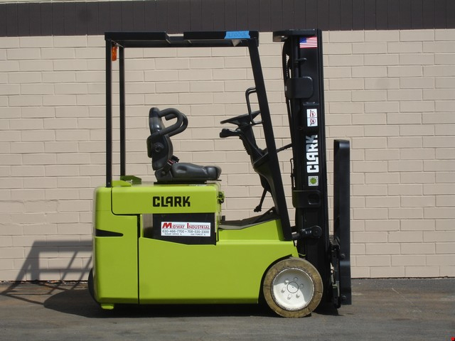 Used Clark 3 Wheel Electric Forklift