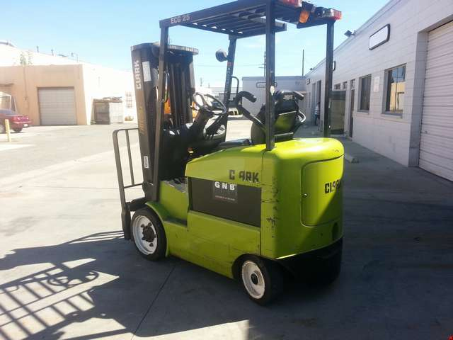 Used Clark 4 Wheel Electric Forklift