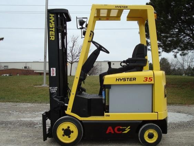 Used Hyster 4 Wheel Electric Forklift