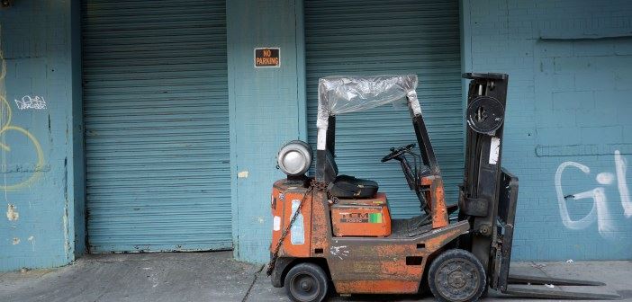Old Used Forklift
